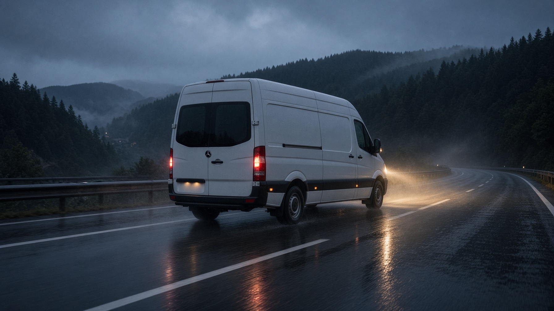Sprinter unterwegs auf einer Direktfahrt